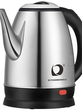 多丽304不锈钢电热水壶1.8L