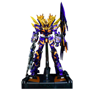 alexshop代工万代PG 1/60独角兽2号机电镀紫报丧女妖命运女神高达