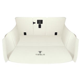 适用于特斯拉ModelY/3后备箱垫皮全包围焕新版毛豆y/3前后尾箱垫