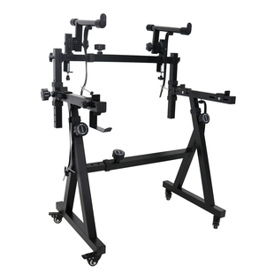 电钢琴支架带轮移动可升降多功能midi键盘打碟机电子琴古筝双层架