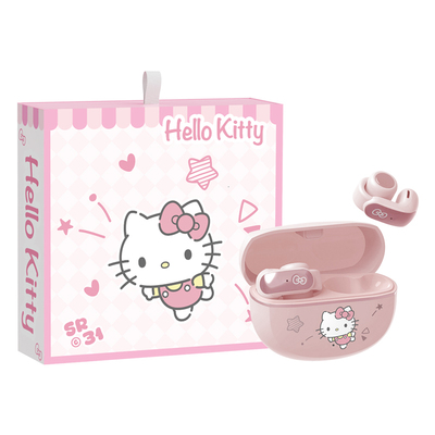 三丽鸥SR31凯蒂猫耳夹式蓝牙耳机