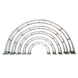 铁艺弧形桁架∝圆形桁架∝半圆弧形拱门架子∝异形婚庆架子定做∝