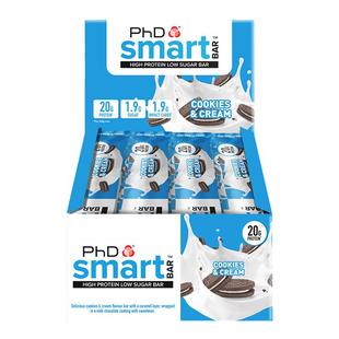 PhD蛋白棒 Smart Bar智选乳清代餐饱腹零食巧克力代餐生酮无蔗糖
