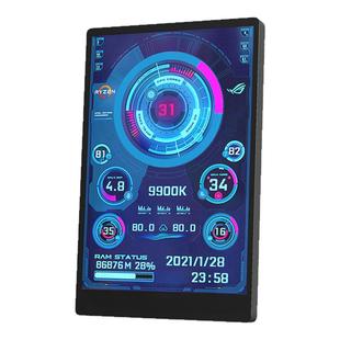 图灵智显3.5寸电脑机箱副屏 IPS全视角 USB-C副屏 电脑温度监控