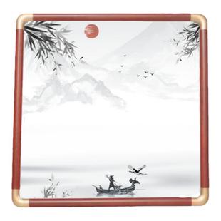 实木铜角框 国画字画装裱框 仿古装裱画框油画框书法框尺寸定制