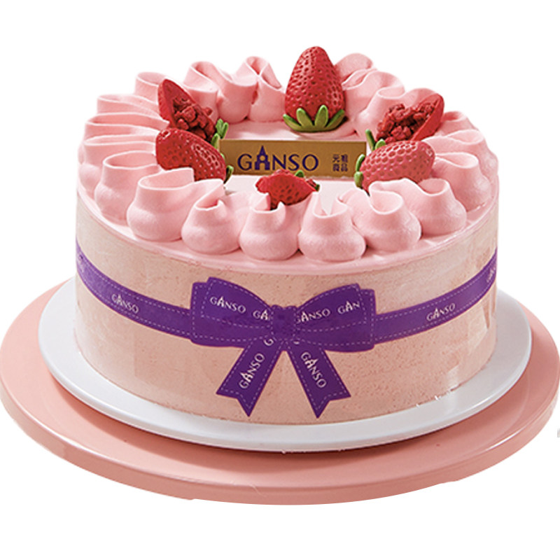 元祖老品牌草莓慕斯生日蛋糕同城