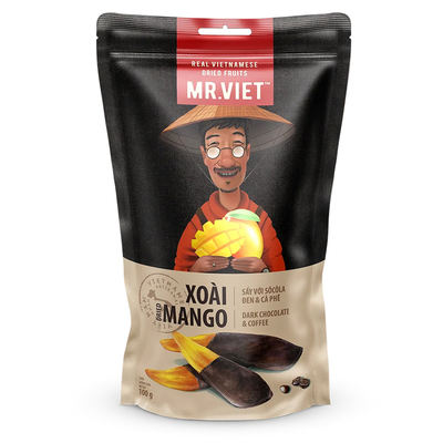 越南网红芒果干MR VIET越先生黑巧克力涂层芒果干味原味 抹茶正品