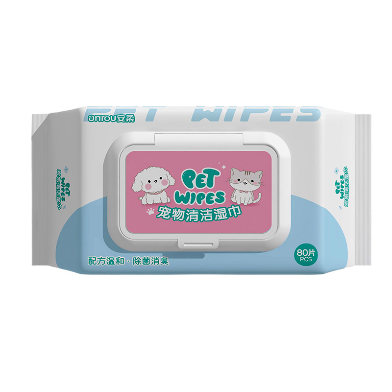 宠物湿巾狗狗猫咪专用清洁湿巾纸