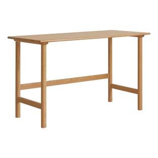 源氏木语加兰实木书桌现代简约橡木办公桌家用写字桌靠墙学习桌