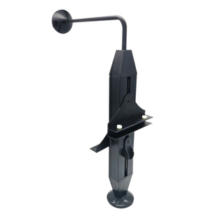 加厚铝合金椭圆柱玻璃夹层板架橱窗上墙弯头铝材四方柱底座衣通托