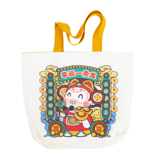 粤剧角色卡通公仔帆布袋 大环保袋原创设计博物馆文创 广州永庆坊