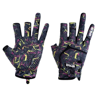 RVVR 26新款拉雪丽露三指手套户外透气防滑防刺路亚钓鱼手套抓鱼