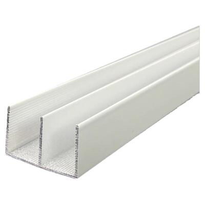 弘晖瓷砖橱柜铝合金白色小山槽