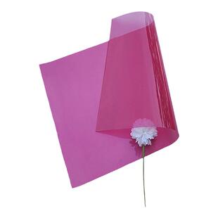 玻璃贴膜彩色透光透明防爆装饰婚庆手工道具粉色新品
