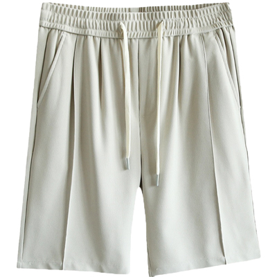 男士夏季松紧腰运动休闲五分短裤