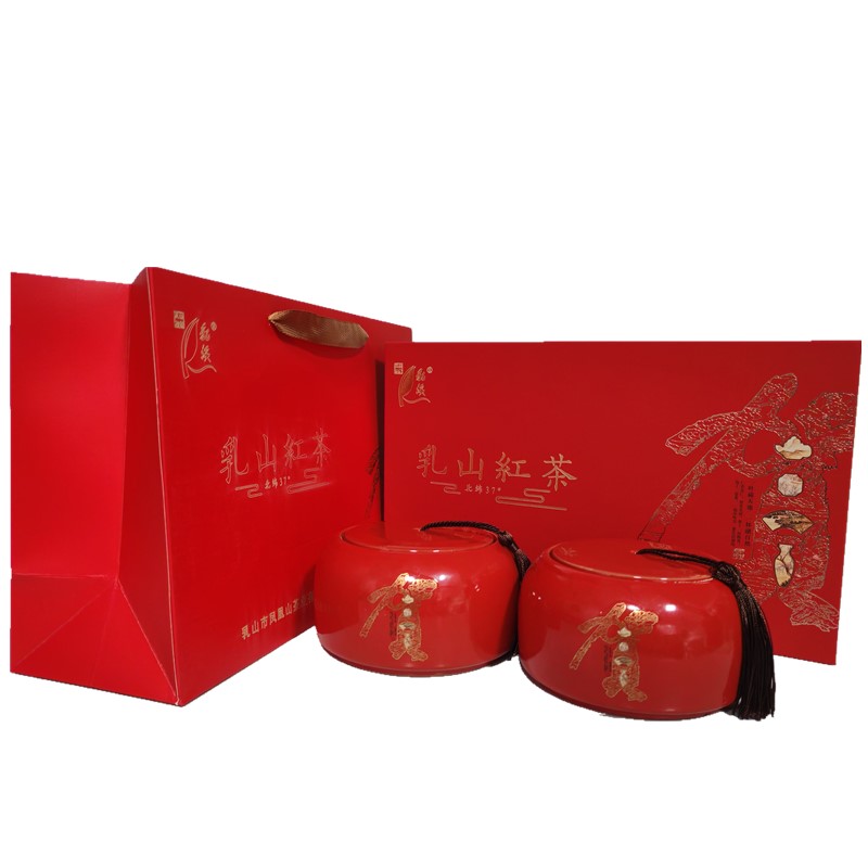 山东乳山特产北方茶叶新茶乳山凤凰山乳溪红茶礼品盒250克包邮