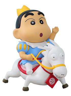 52TOYS蜡笔小新早古限定版白马小土豆吊卡手办潮玩摆件生日礼物
