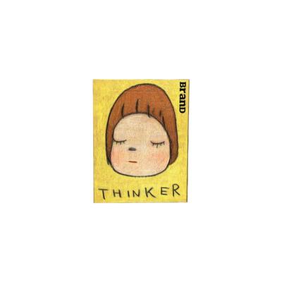 ins 风日本奈良美智卡通儿童房玄关背景墙客厅卧室装饰画挂画