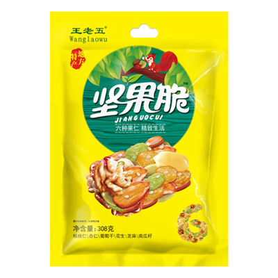 王老五四川成都特产418g坚果脆