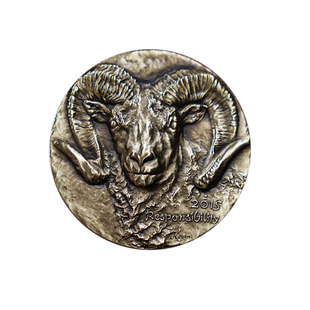 领头羊铜道铜章币纪念章黄铜限量收藏周凯高浮雕系列现货精品推荐