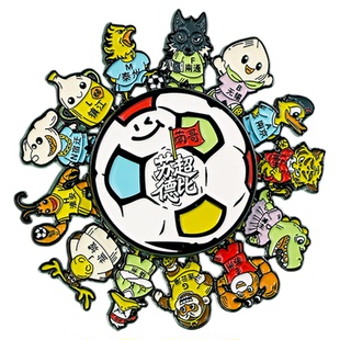 苏超文创金属冰箱贴纪念品定制江苏足球联赛周边叫南哥南京苏州