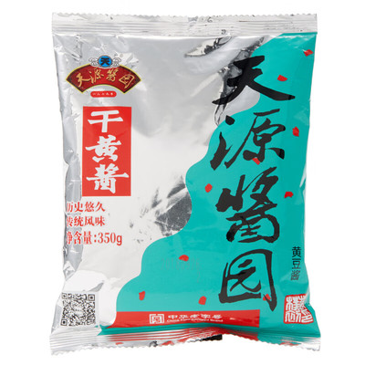 六必居天源酱园干黄酱350g大袋装