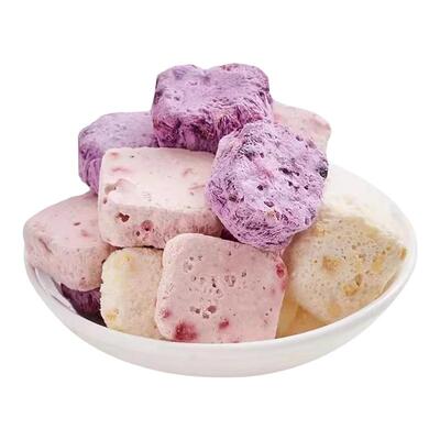 冻干酸奶块混合口味水果麦片脆草莓蓝莓味办公室网红零食休闲食品
