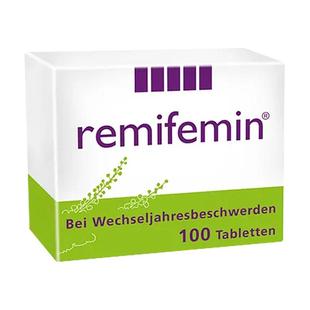 Remifemin莉芙敏片德国原装进口更年期潮热盗汗黑升麻女性调理失
