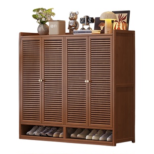 鞋柜家用门口收纳柜一体靠墙鞋架入户门楼道2025新款超大容量多层