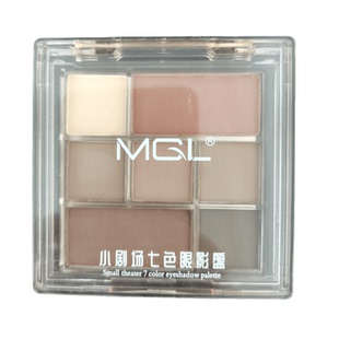 七色眼影盘哑光珠光细闪一盘多用修容高光一体盘平价学生党彩妆盘