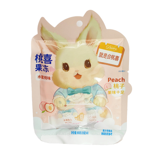 爱哆哆喜糖桃喜果冻 订婚结婚伴手礼健康网红小吃魔芋水果冻