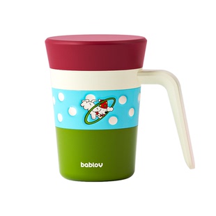 bablov保温杯女生高颜值办公室水杯陶瓷覆层内胆咖啡杯桌面马克杯