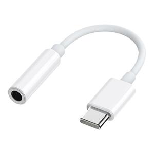 能适 typec耳机转接头转换头3.5mm适用华为oppo小米荣耀手机圆孔耳机tpyec接口转换器tapyc有线圆孔还原音频