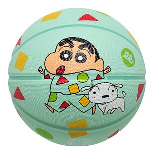 WCC联名蜡笔小新7号橡胶篮球正品室内外通用儿童成人蓝球生日礼物