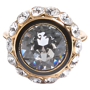 [礼物]华伦天奴VALENTINO女士 VLOGO SIGNATURE 金属戒指