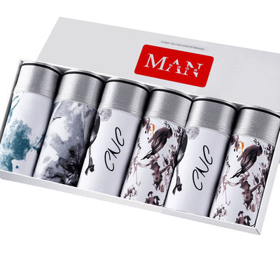 冰丝纯棉裆大码夏季薄款四角裤