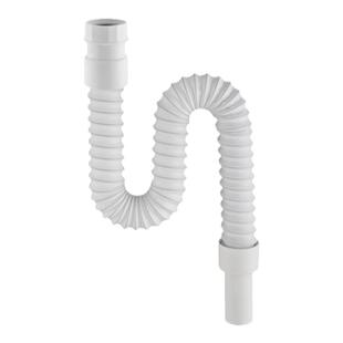 正品埃美柯白下水管ABS塑料面盆下水排水管通用任意拉伸长弯曲PP7