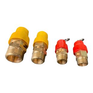 燕峰小黄帽小红帽安全阀A21X-10T/16T空压机活塞机气泵拉环泄压阀