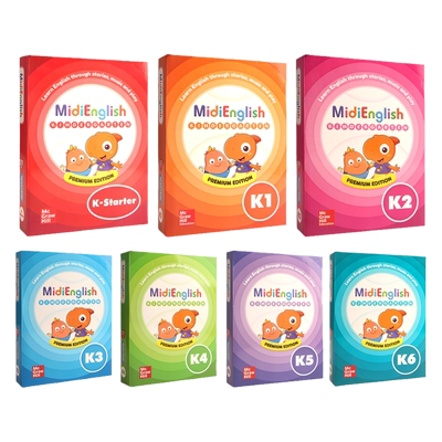 原版新版midi米迪幼儿英语教材