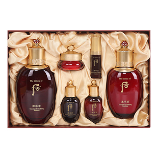 Whoo后津率享企划6件套装水乳霜套盒女护肤品礼盒送礼淡化细纹