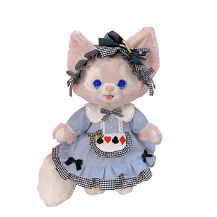 S号玲娜贝儿着替原创蓝色爱丽丝连衣裙Linabell衣服星黛露娃衣