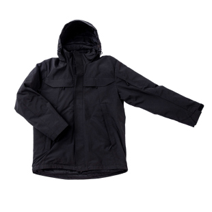 19款黑色便服防寒保暖可拆卸新雪丽内胆软壳羽绒服户外冲锋衣便衣