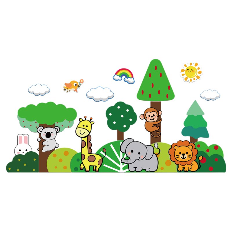 幼儿园墙面装饰托管班文化环创主题成品教室布置黑板报儿童节形象
