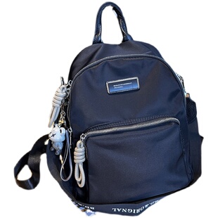 2024新款防水牛津布双肩包女高级感休闲小众背包妈咪包轻便旅行包