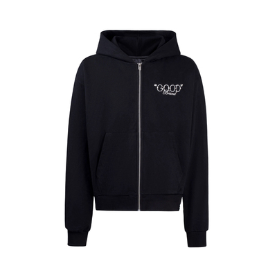 GOODBRAND珍珠开衫拉链卫衣