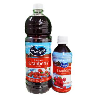 蔓越莓果汁饮料汽水OceanSpray Cranberry Juice DRINK原味红梅汁