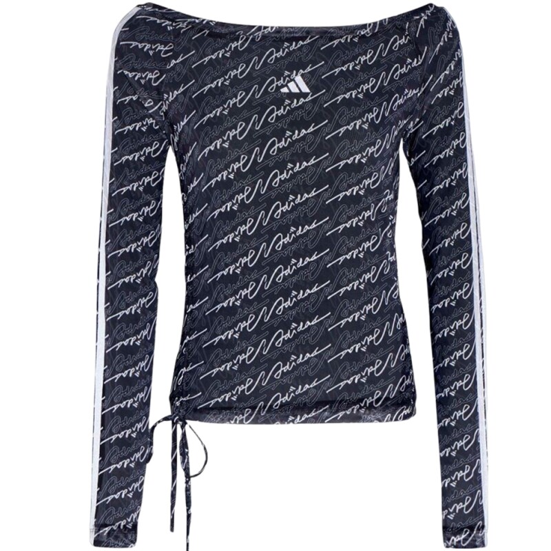 「滔搏运动」adidas阿迪达斯女子三条纹舞动系列休闲T恤KS5308