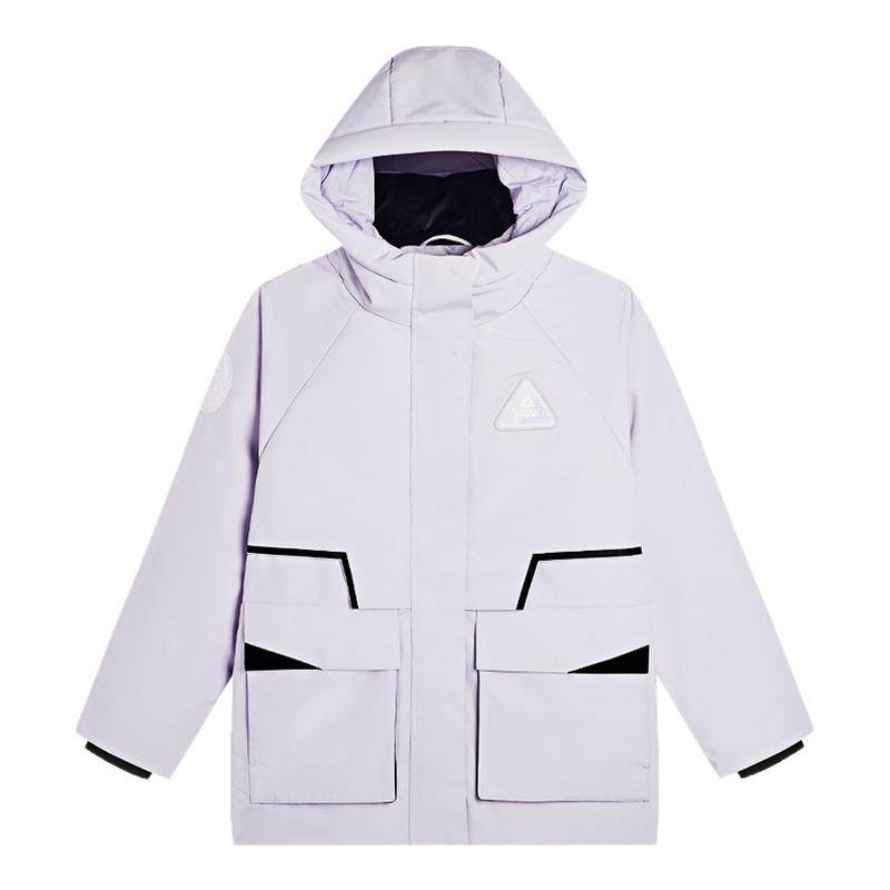 匹克驭雪三防工装羽绒服女冬季