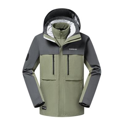 探路者刘昊然同款冲锋衣抓绒内胆