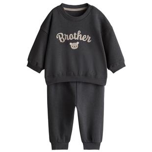 HM夏季童装男婴2件式兄弟/姐妹卫衣套装1310022